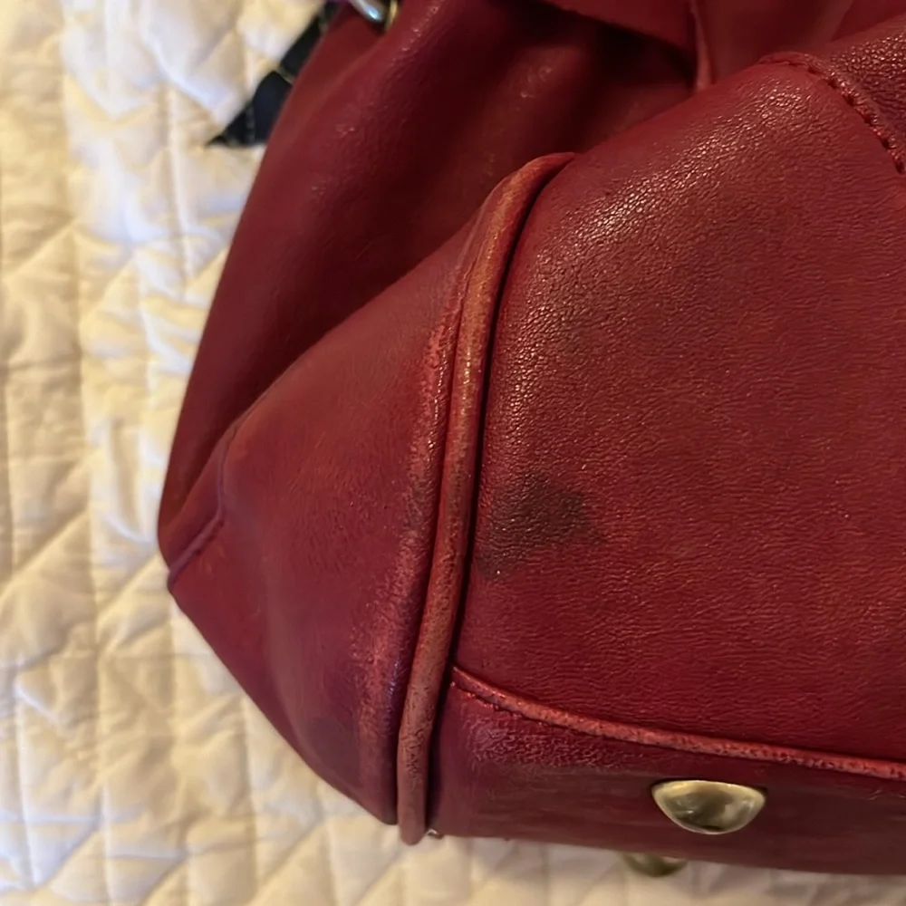 Large Sorial hobo style purse purple